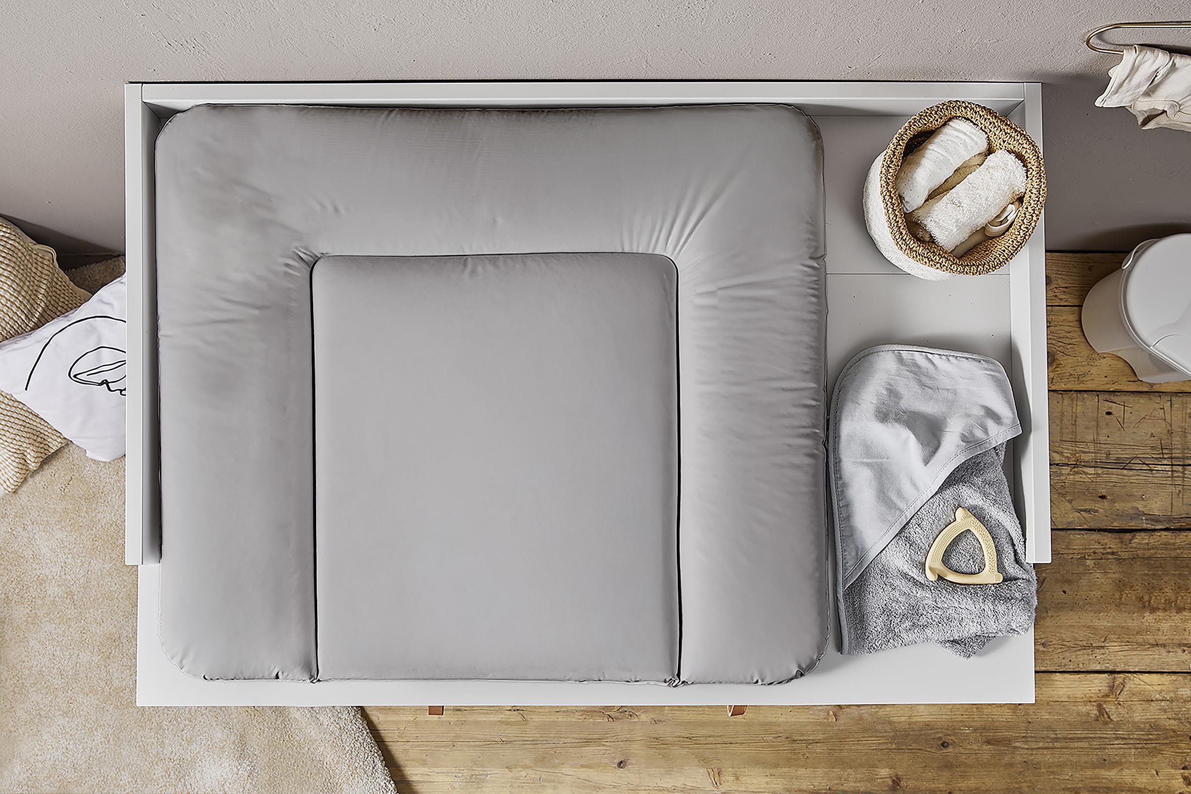 Rotho Babydesign Wickelauflage Breit (85 x 72 cm)