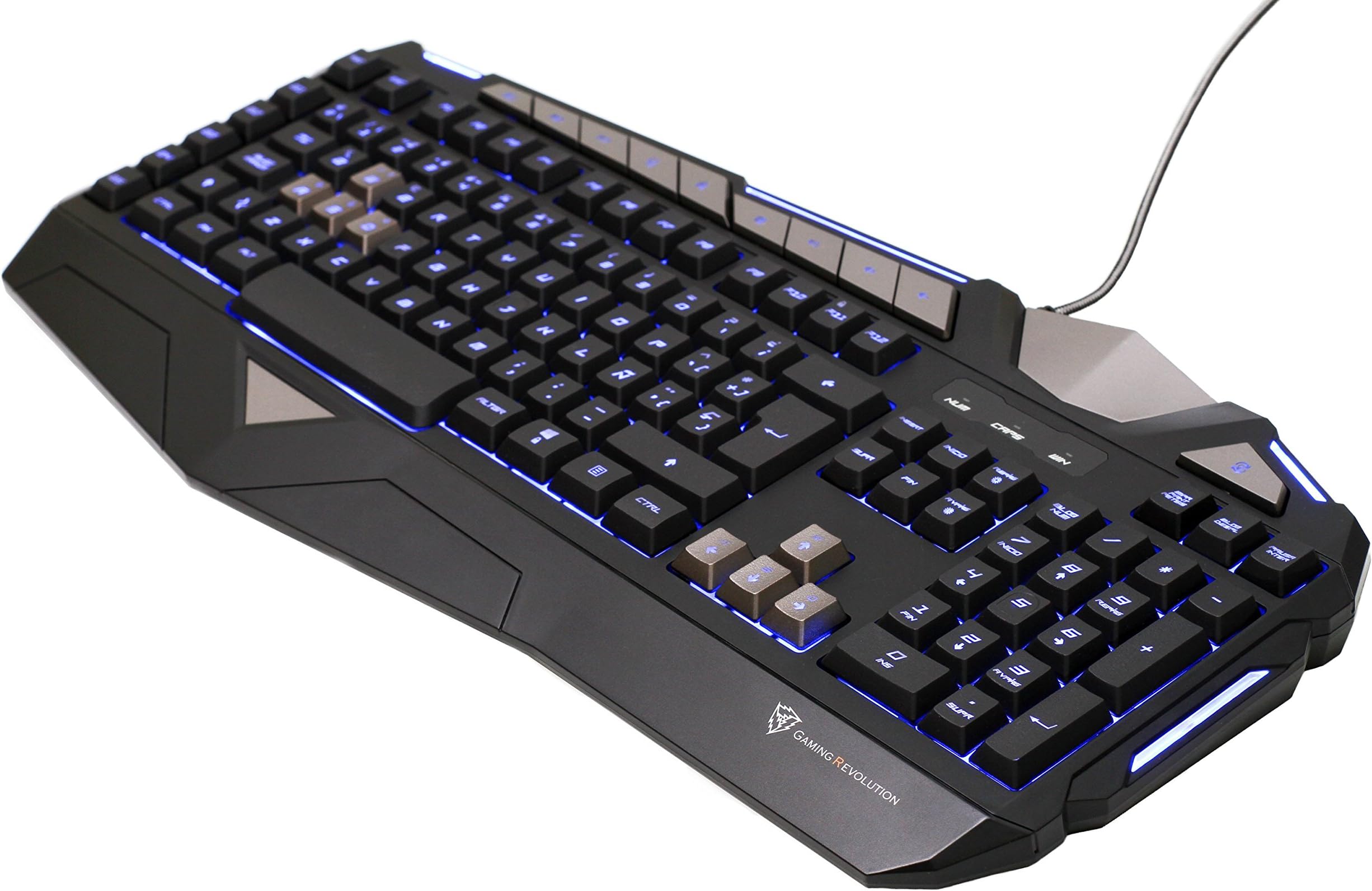 ThunderX3 TK25- Membrane Gaming Keyboard- (Total Customization, LED Backlight, Multiple Profiles, Macro Keys, Ultra Fast Response, Anti-Ghosting Capability) Black