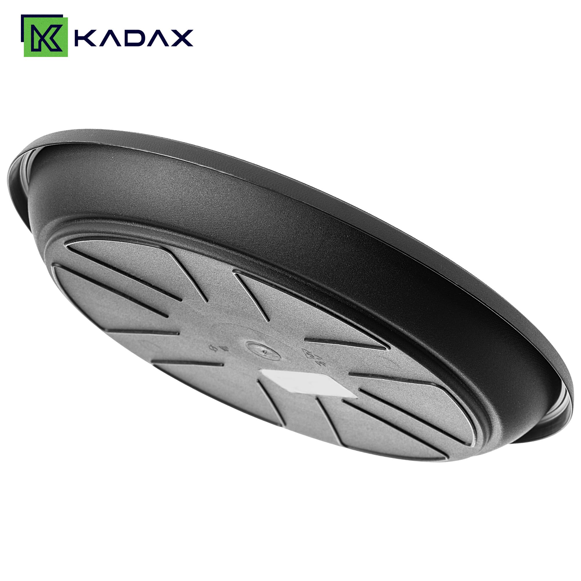 KADAX Soucoupe de Pot de Fleurs, Ronde, diamètre : 46 cm, en Plastique, pour l'intérieur et l'extérieur, Accessoire pour Pots de Fleurs et Pots de Plantes, Anthracite