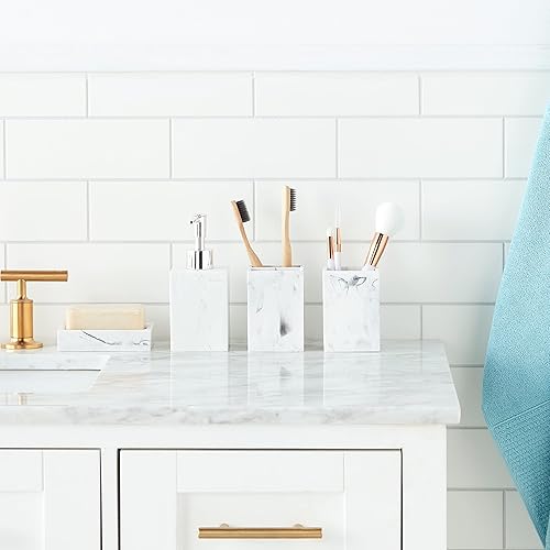 Vista 29 de Sweet Home Collection adornos para el baño, hermosos diseños Parker