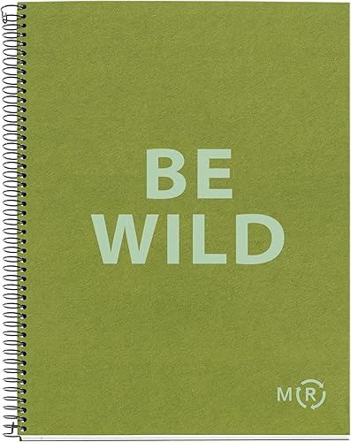 Miniatura 9 de Miquelrius - Be Eco A5 Notebook 80 Sheets 90gsm 5x5mm Grid 1 Colour Strip Hard Cover Amethyst Purple Messages Amatista,Carbón