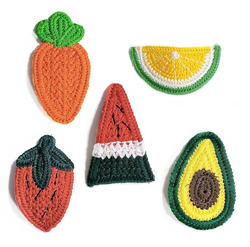 xuzhiyuan 7 pinzas para el cabello con diseño de reno para árbol de Navidad, bonitos pasadores de frutas, fresas, limones, accesorios para el