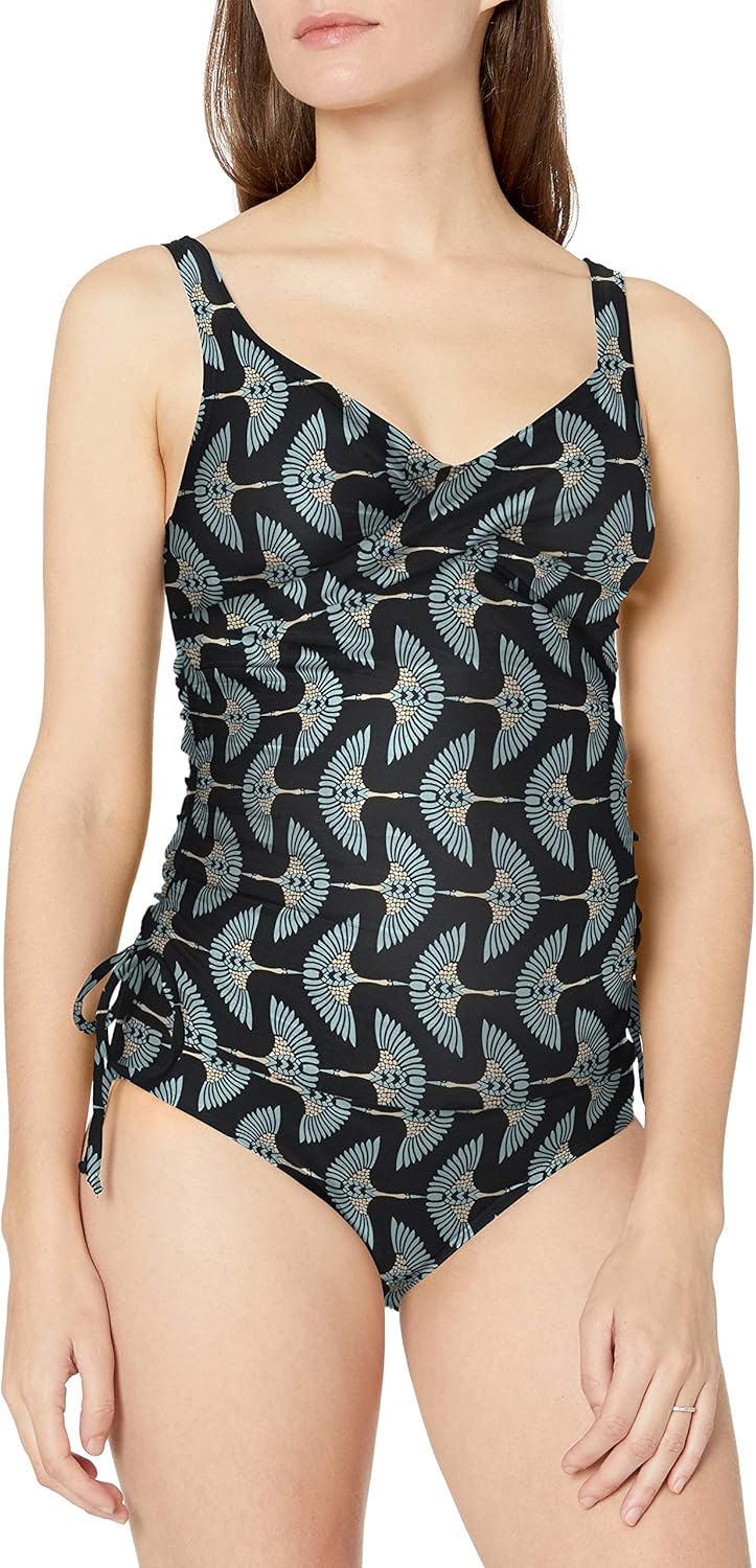 Women's Ruched 2-Piece Maternity Tankini