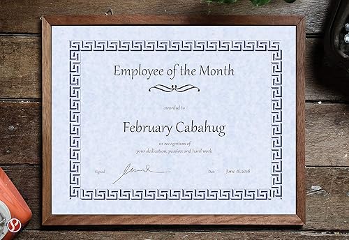 Miniatura 8 de Papel reciclado de pergamino blanco de papelería, cartulina de cubierta de 65 libras, 8.5 x 11 pulgadas, 50 hojas por paquete