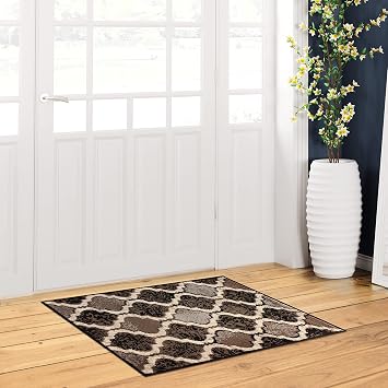 BLUENILEMILLS BNM Viking Modern Geometric Polypropylene Durable and Non-Slip Indoor Area Rug with Jute Backing for Your Home Decor Assorted Sizes and Trendy Colors