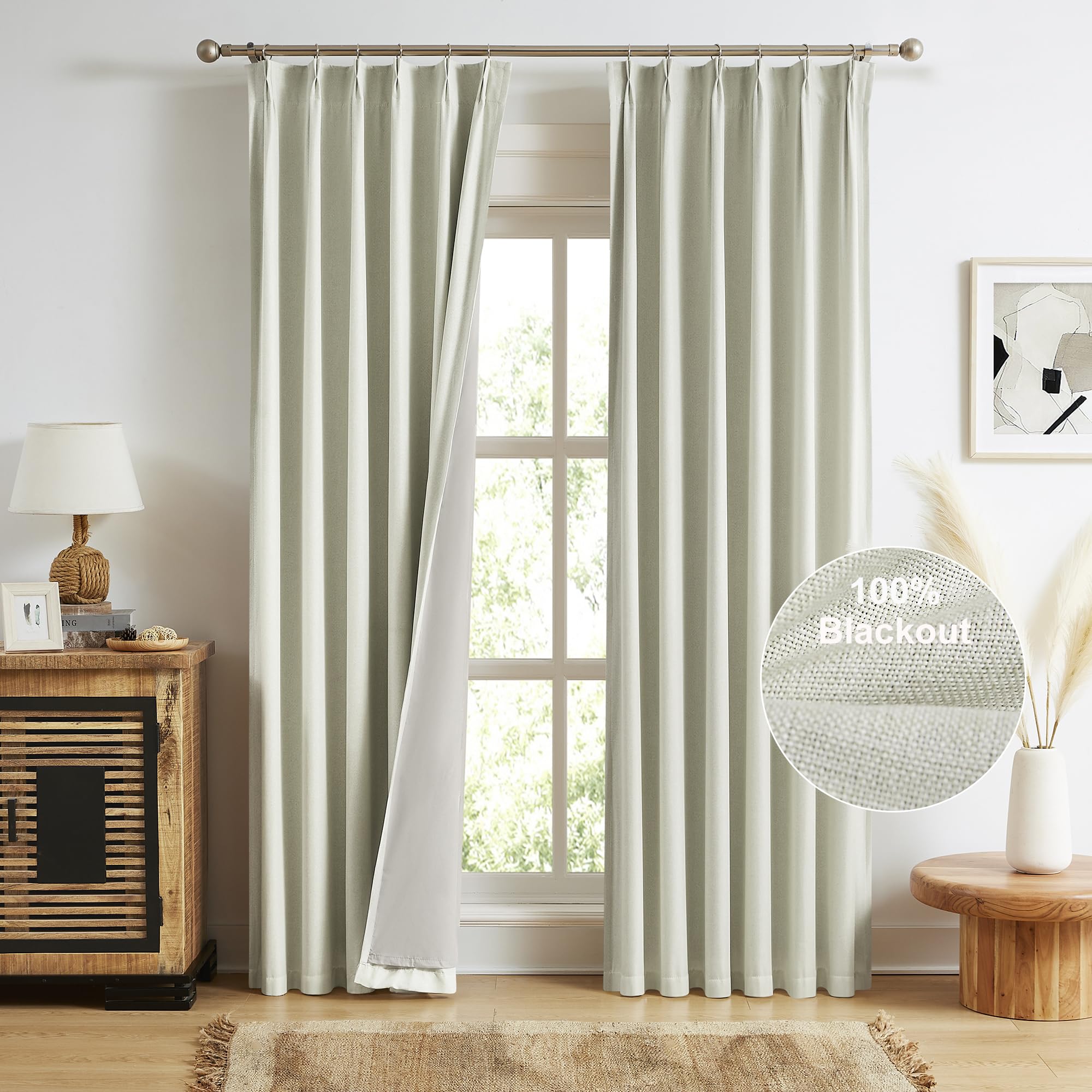 Blackout Pinch Pleat Curtainsnull