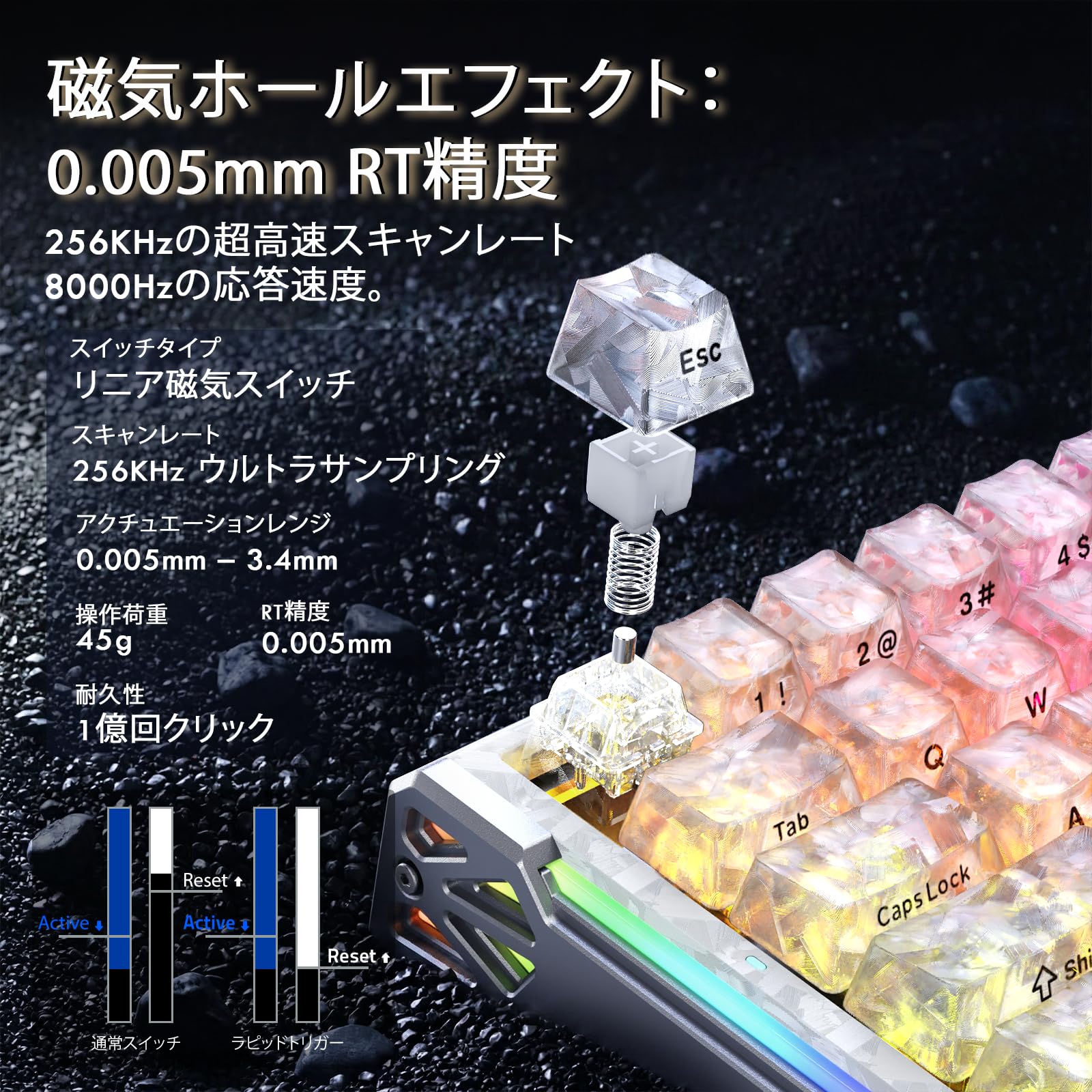 Amazon | ATTACK SHARK 【R68HE＋X11ULTRA】 ゲーミングキーボード