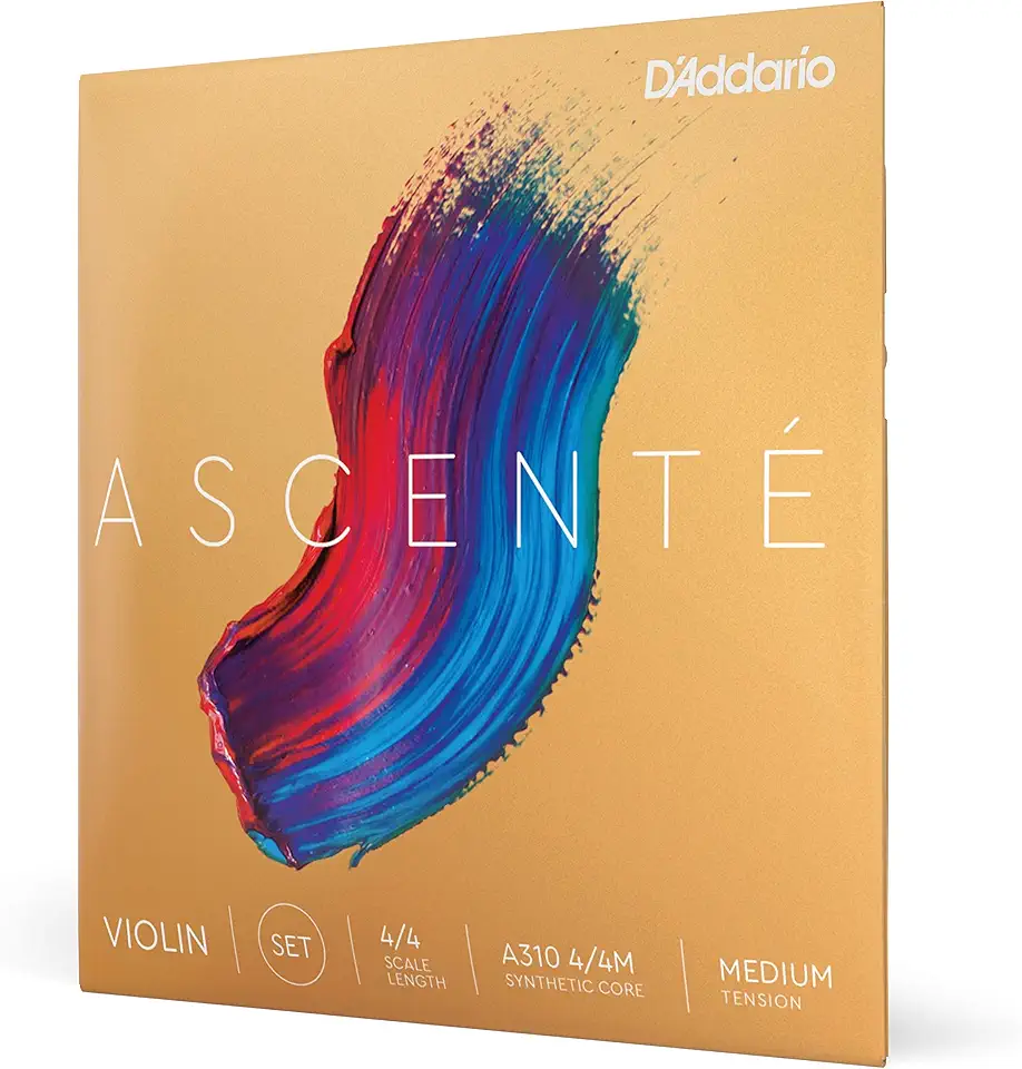 Encordoamento Para Violino Tensão Média D'Addario Bowed Ascenté A310 4/4M