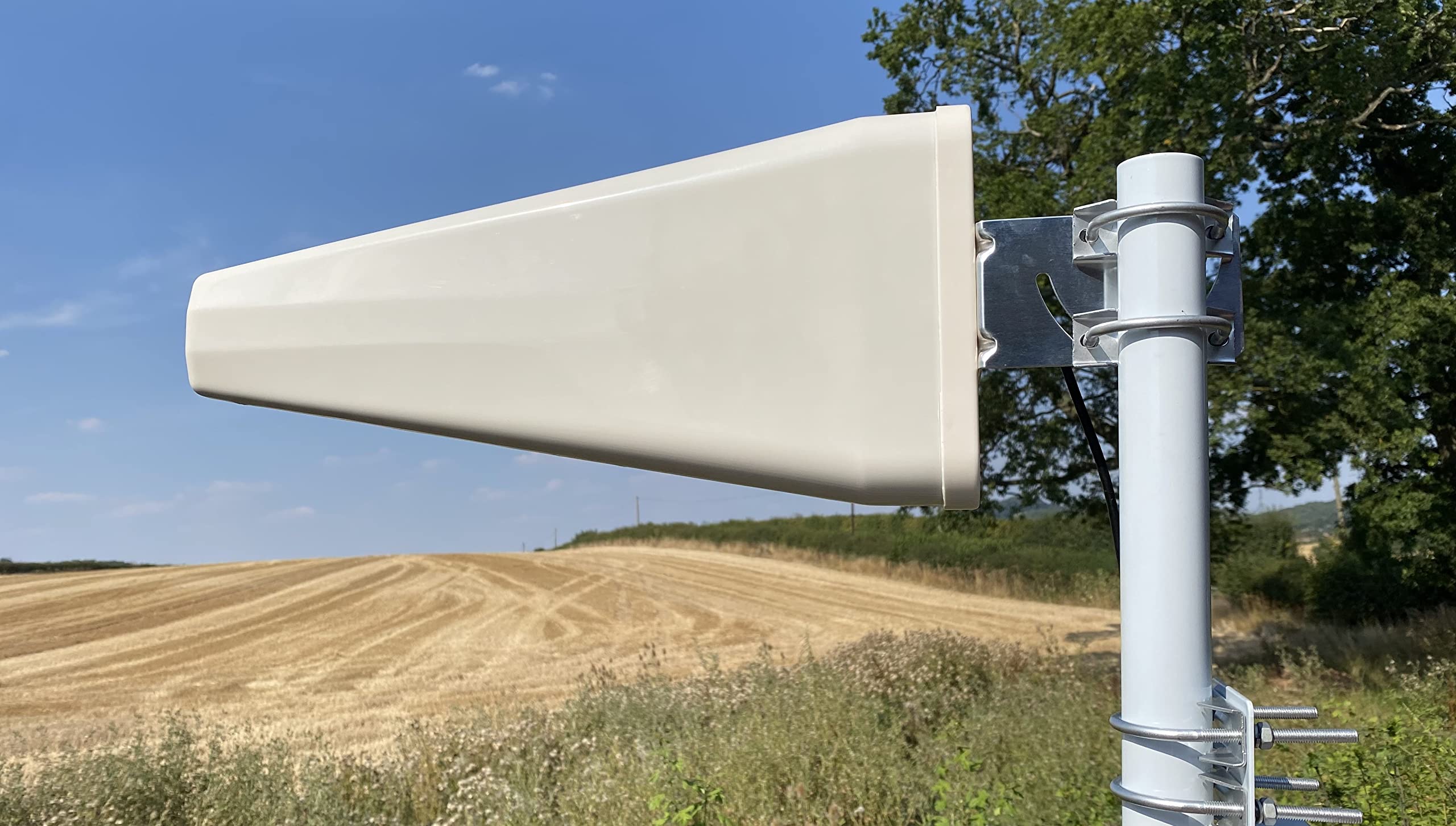 Antenna direzionale LPDA Yagi ad alto guadagno 4G 5G 11dBi 5 metri LMR195 Cavo 50 Ohm 600MHz-6GHz IP67 Indoor/Outdoor Impermeabile LTE Antenna (doppie antenne)