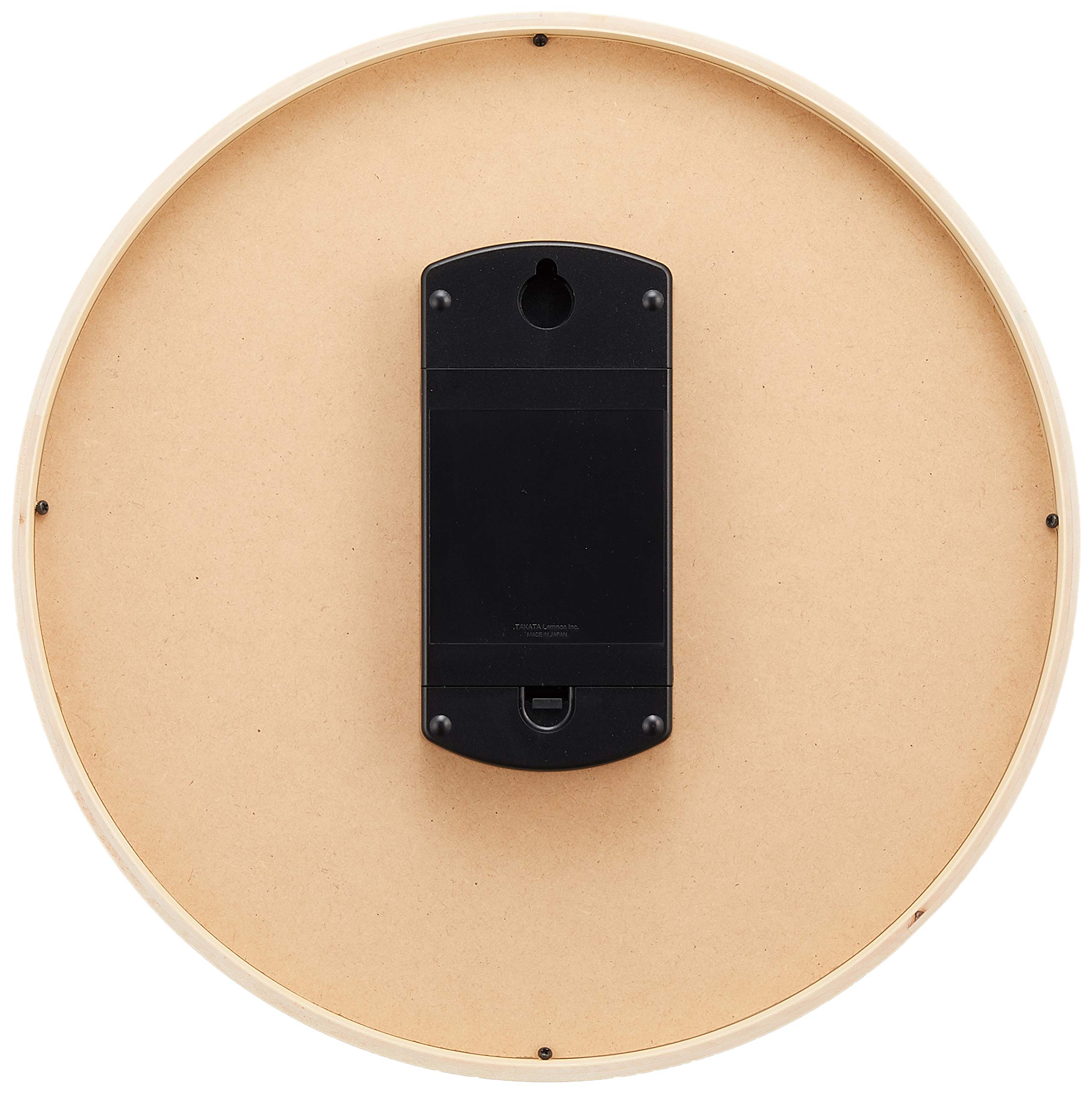 Amazon.co.jp: Lemnos Plywood clock 電波時計 ナチュラル LC05-01W NT