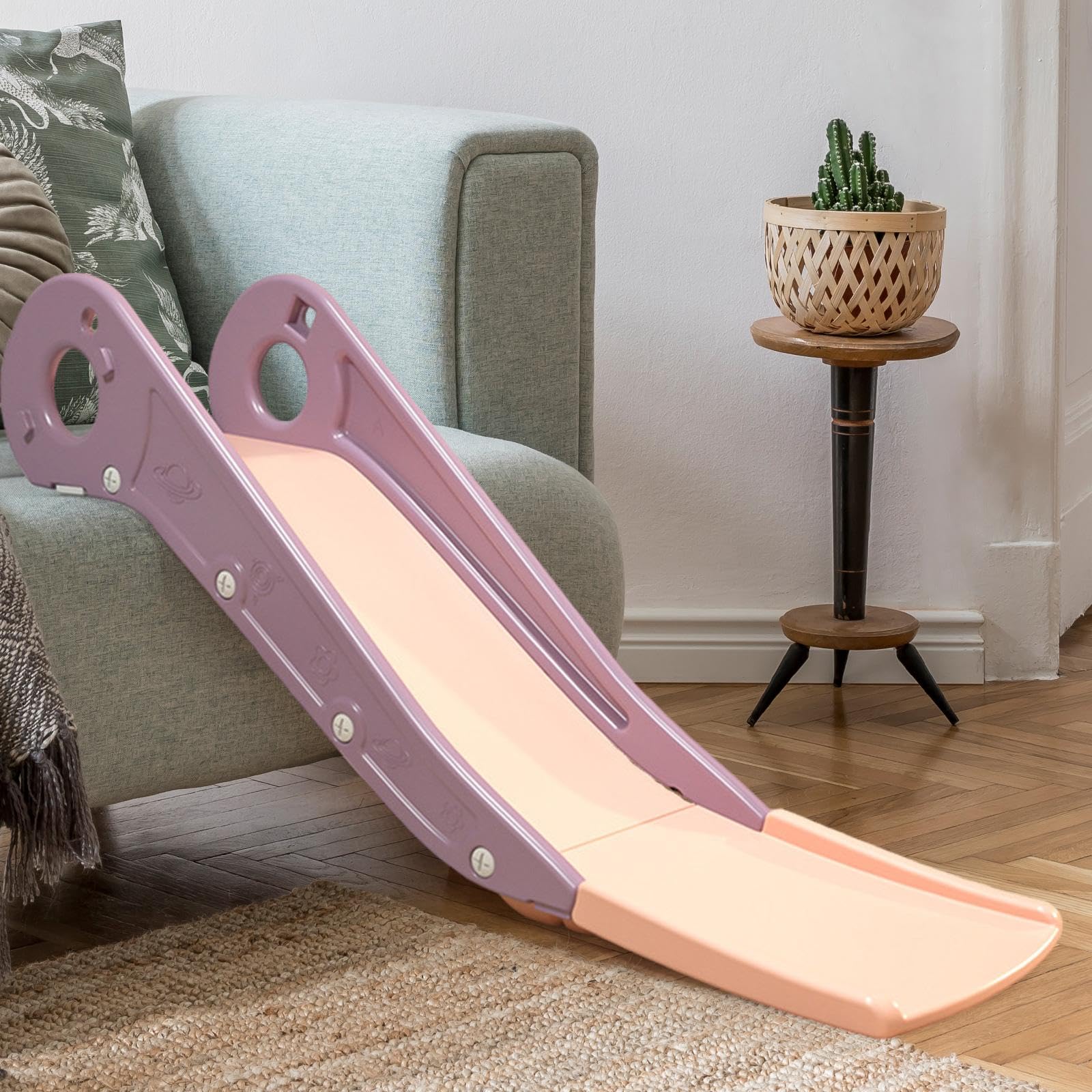Indoor Spielplatz für Kinder – Spaß Und Als Neue Spielanlage, Verlängerte Länge, rosa