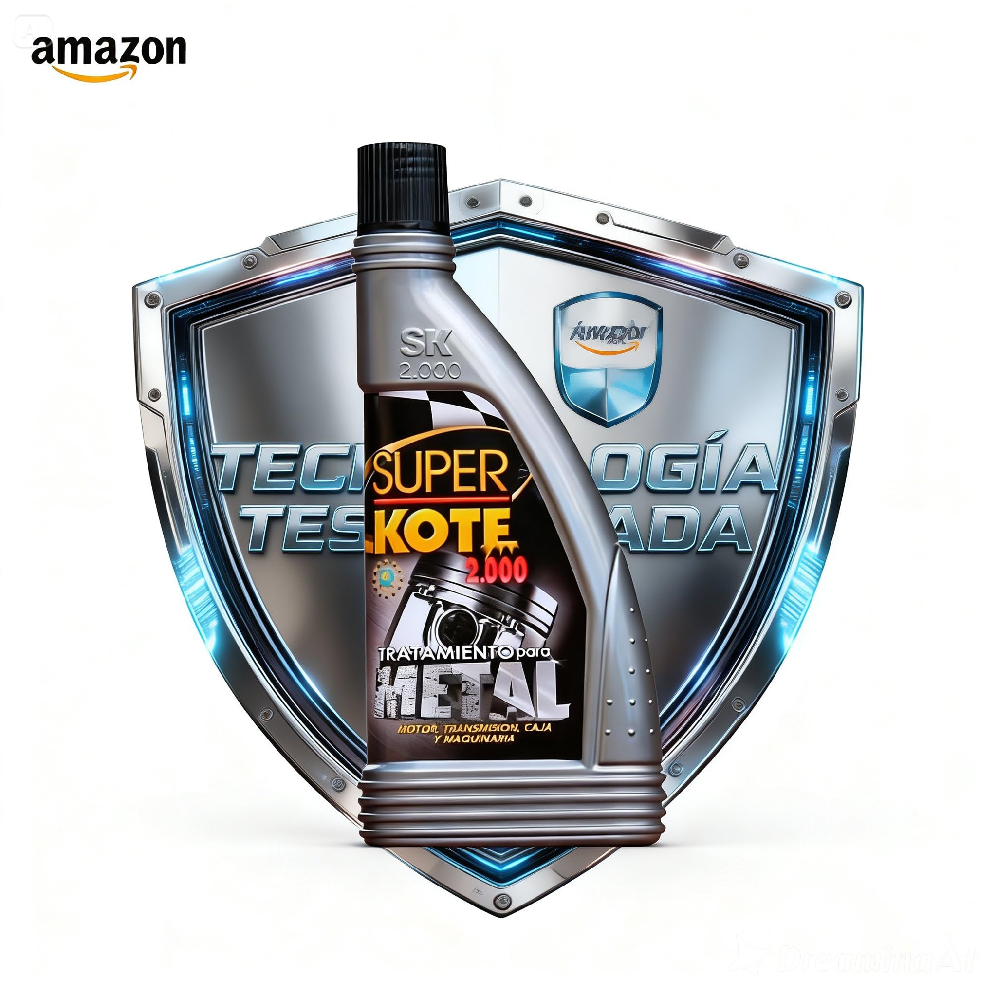 SUPERKOTE PREMIUM – Tratamiento Antifricción Motor, Aditivo Aceite, Reduce Desgaste y Ruido, Ahorra Combustible, Ideal para Motores con Alto Kilometraje