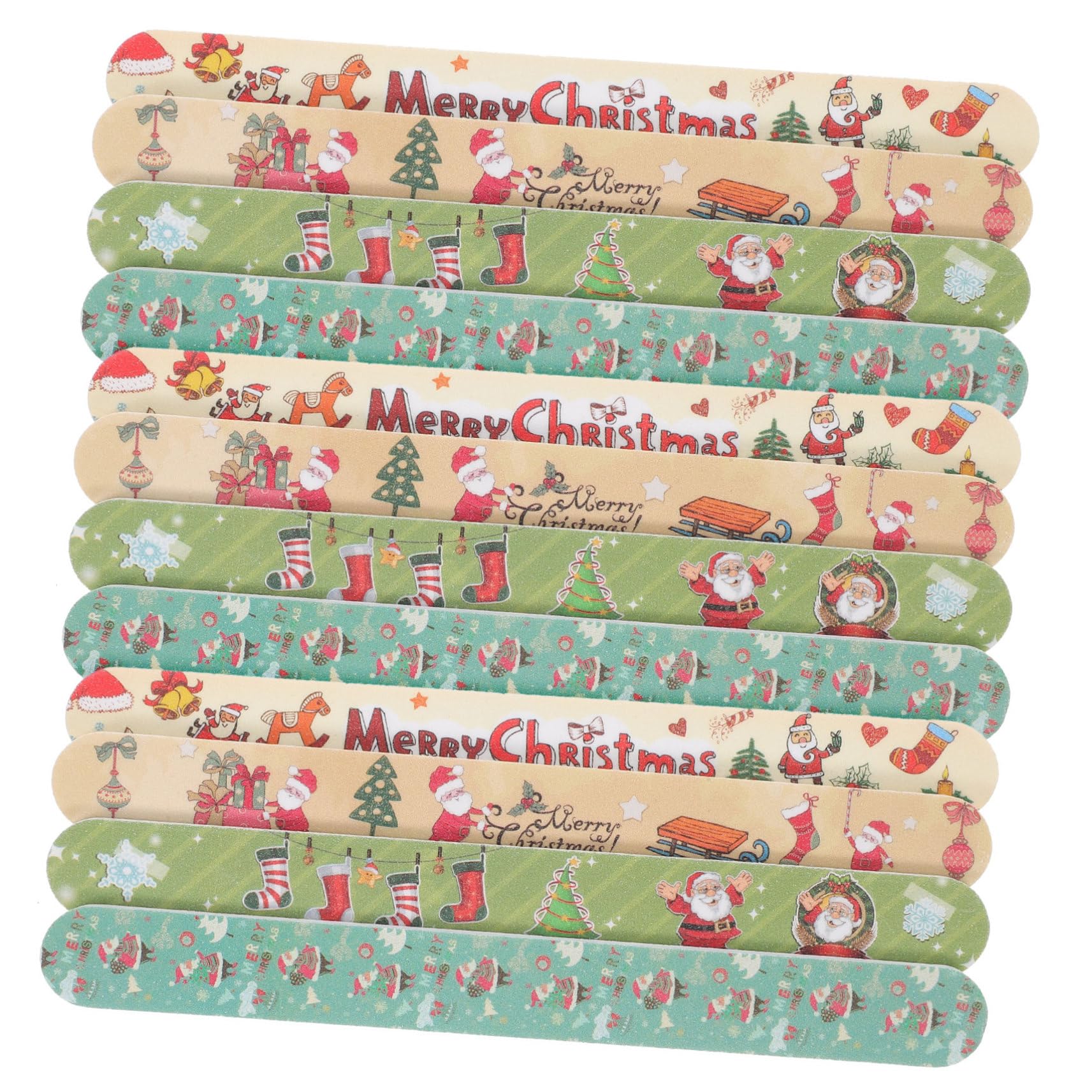 FRCOLOR 60 Piezas Lima De Uñas De Navidad Lima De Uñas Infantil Herramientas De Manicura De Uñas Limas De Manicura Esmalte De Uñas Profesional Clavo Archivo De Pedicura Alce