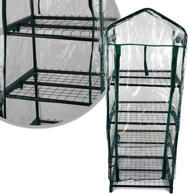 Kingfisher GHPRO Premium 4 Tier Greenhouse - Clear