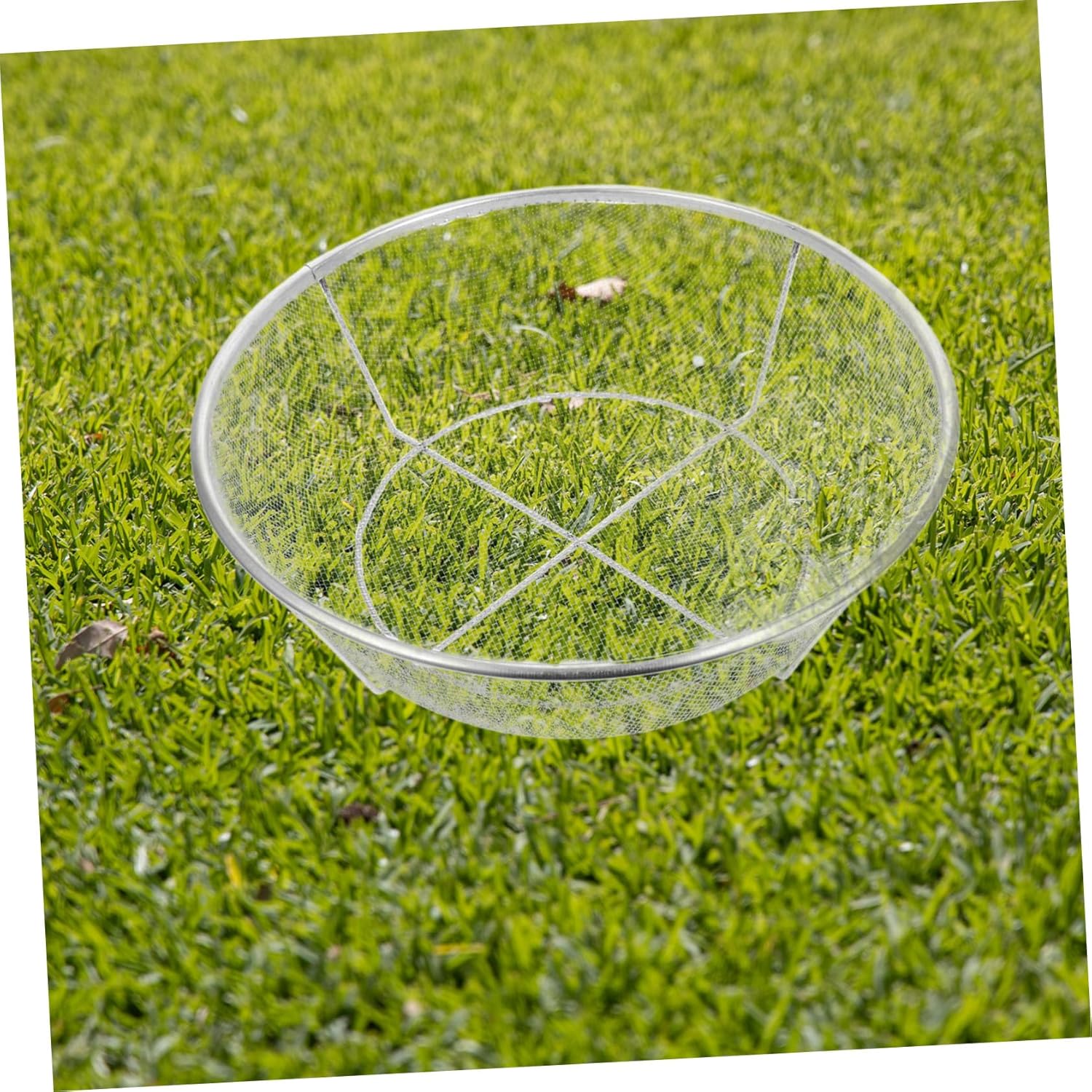 Smooth Edges Rice Washing Bowl Fine Mesh Strainer Large Sifter for Soil Sand Rock Compost Cleaning