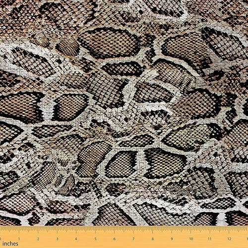 Miniatura 50 de The Yard - Tela de pájaros coloridos por yarda, diseño de hojas de palma en acuarela tropical, para proyectos de bricolaje en el hogar, tela rústica