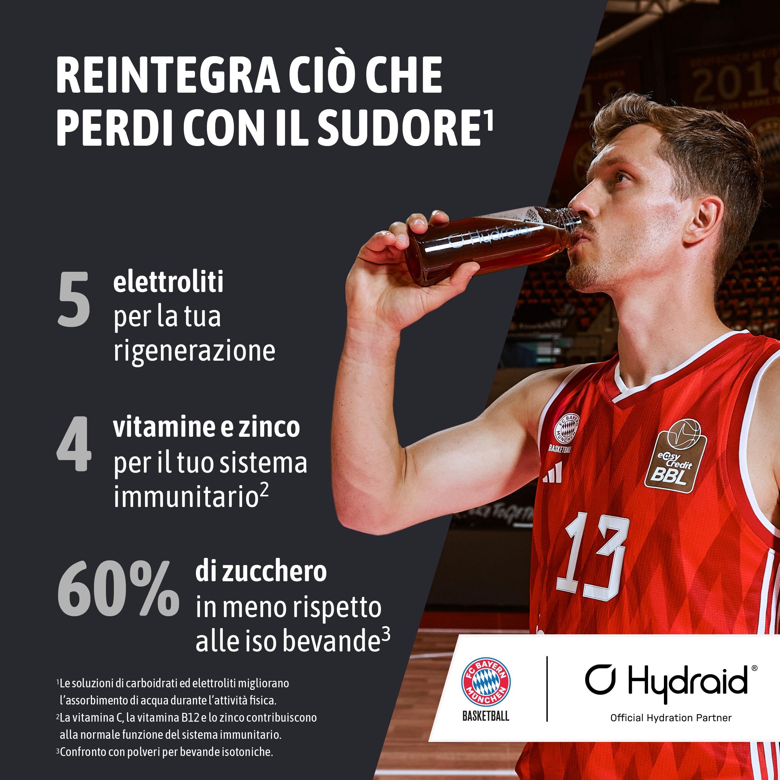Hydraid Hydration Helper® PLUS ENERGY Tè freddo alla pesca – Polvere di elettroliti con caffeina – Più energia & più concentrazione – 20 bustine con estratto di tè verde e teanina