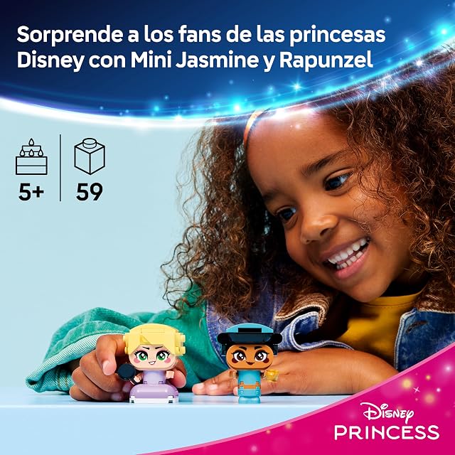 Foto 2 de 8 de LEGO - Juego de construcción Mini Jasmine y Rapunzel LEGO Disney Princess - 43303