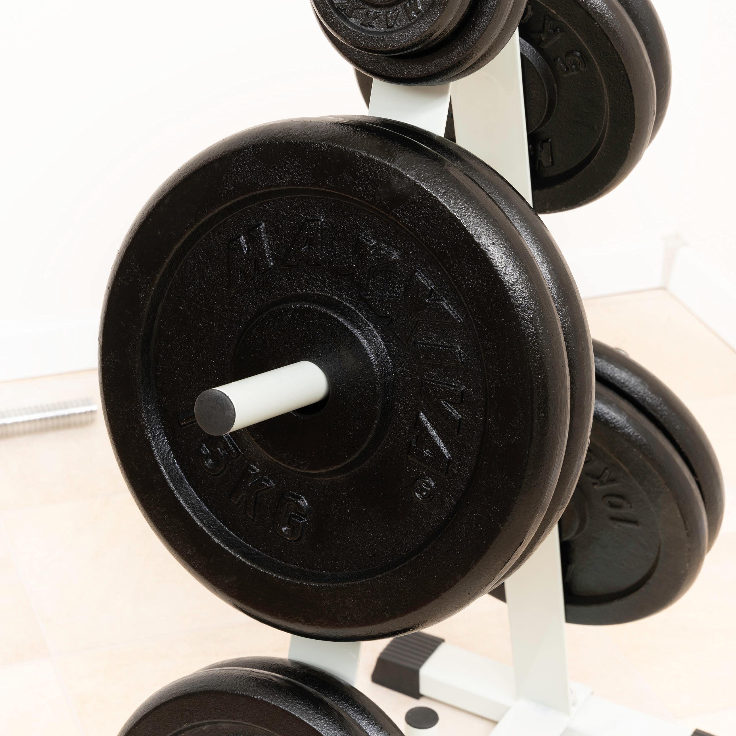 Hantelscheiben 2er Set Gewichtsplatte je 15 kg 100% Gusseisen schwarz 30 kg Fitness Krafttraining Bodybuilding Workout Gewichtheben Reha