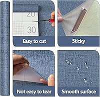 Vista 45 de Grey Wallpaper Grasscloth Peel and Stick Wallpaper 17.7inchx196.8inch Textured Peel and Stick Grasscloth Removable Grey Contact Paper for Cabinets