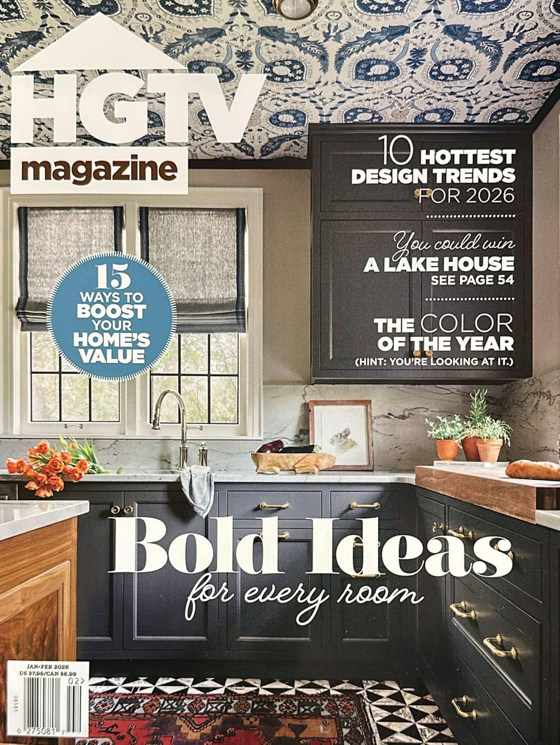 HGTV Magazine Jan/Feb 2026: Hottest Home Design Trends Revealed for 2026