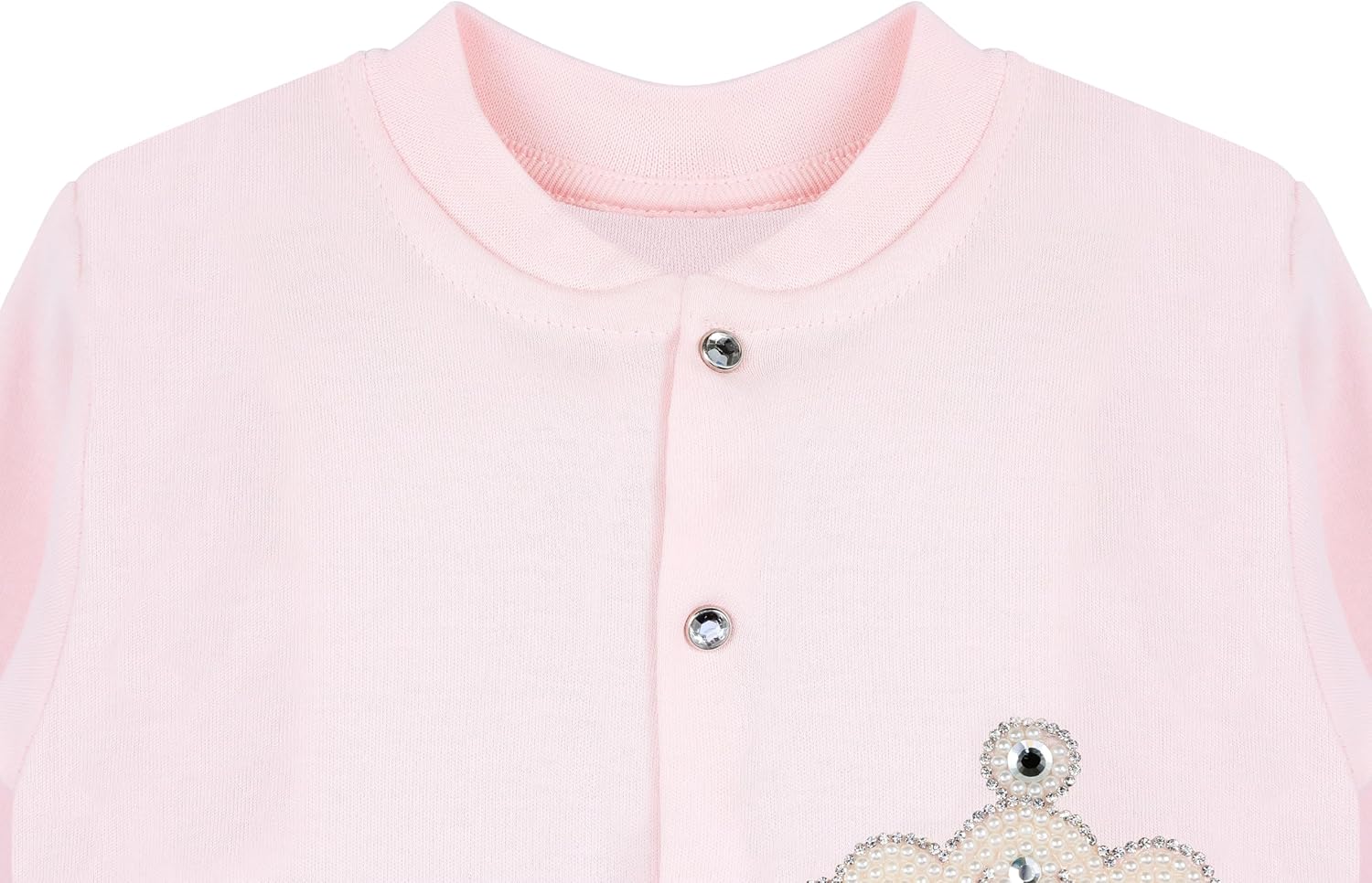 Lilax Baby Girl Jewels Crown Layette 3 Piece Gift Set - Image 4