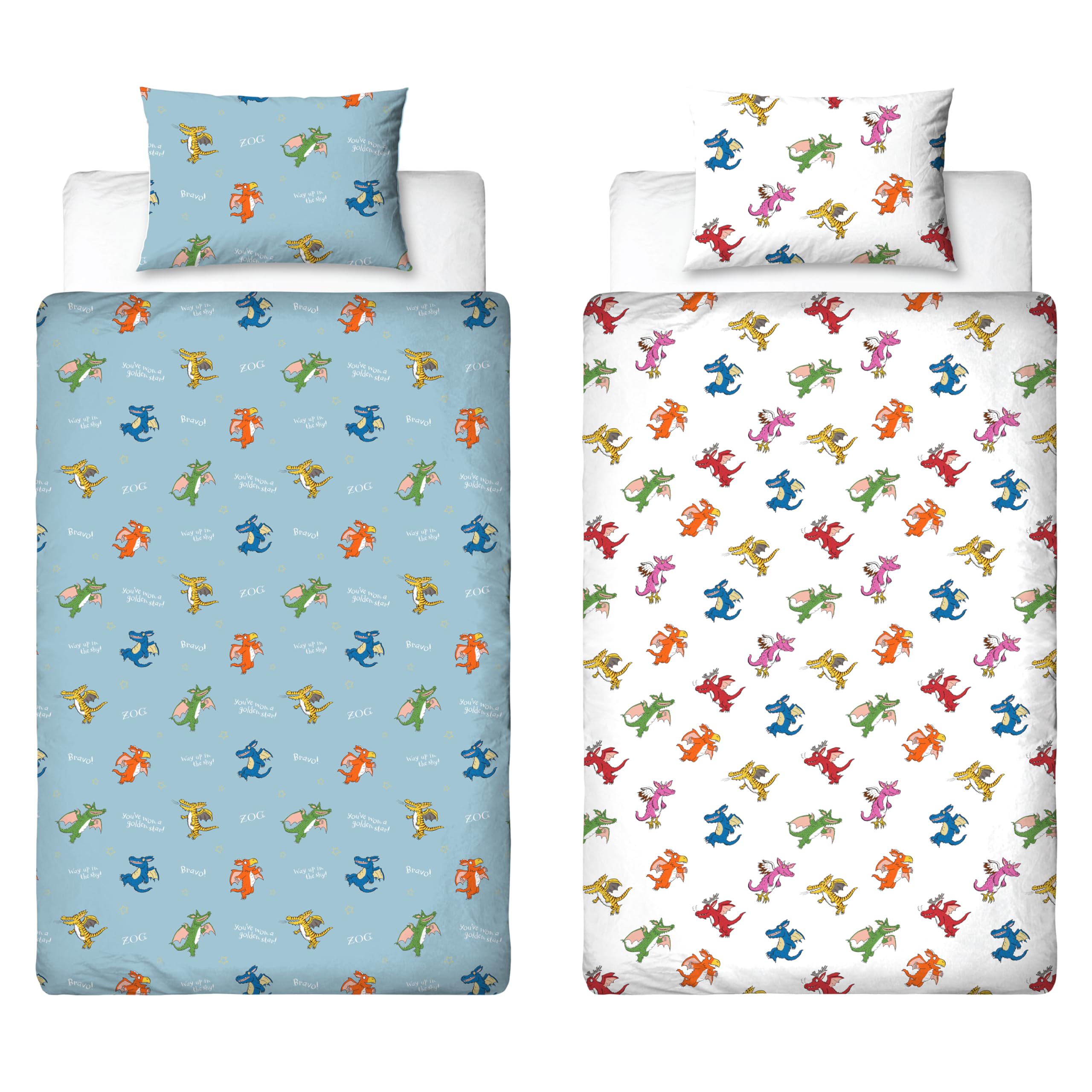 B&Q -  Zog Stars Single Duvet Cover Set