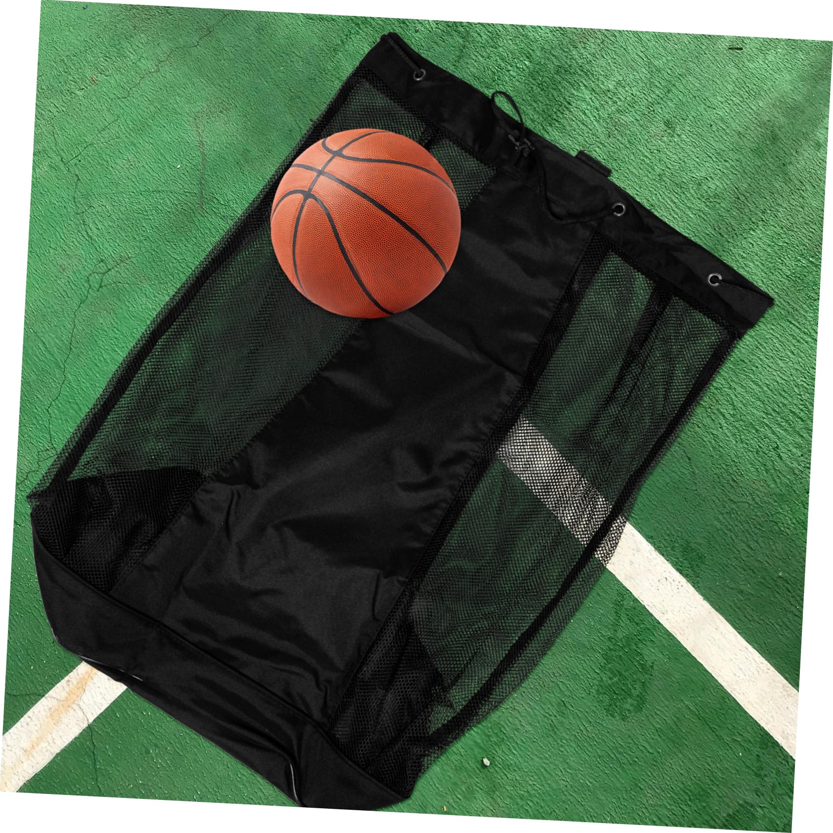 Amosfun Bolsa De Almacenamiento De Bolas Bolsa De Fútbol De Malla Bolsa De Malla para Equipos Bolsa De Pelota De Red Bolsa De Red De Natación Sola Bola Vóleibol Tela Oxford Aptitud Física