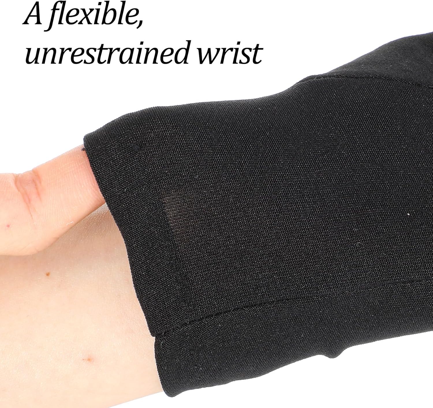 Men's and Women's Wrist Length Spandex Gloves, Black Costume Glof, Adult Spandex Gloves, Cosplay Party Wedding Prom Glof - Image 6