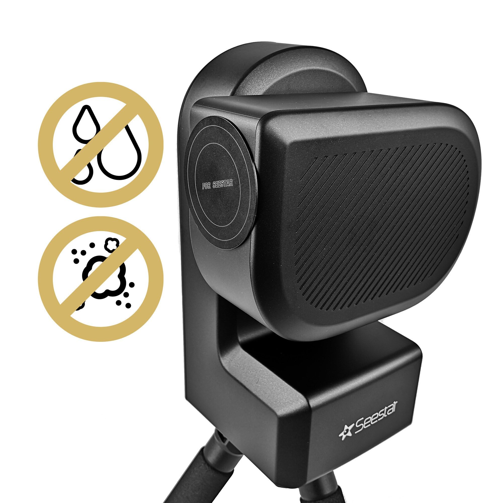 ZWO Smart Telescope Seestar S50 & Omegon Taukappe für optimalen Schutz | Intelligentes Teleskop | Astrofotografie leicht gemacht | kompakt & benutzerfreundlich | Staub- & Streulichtschutz