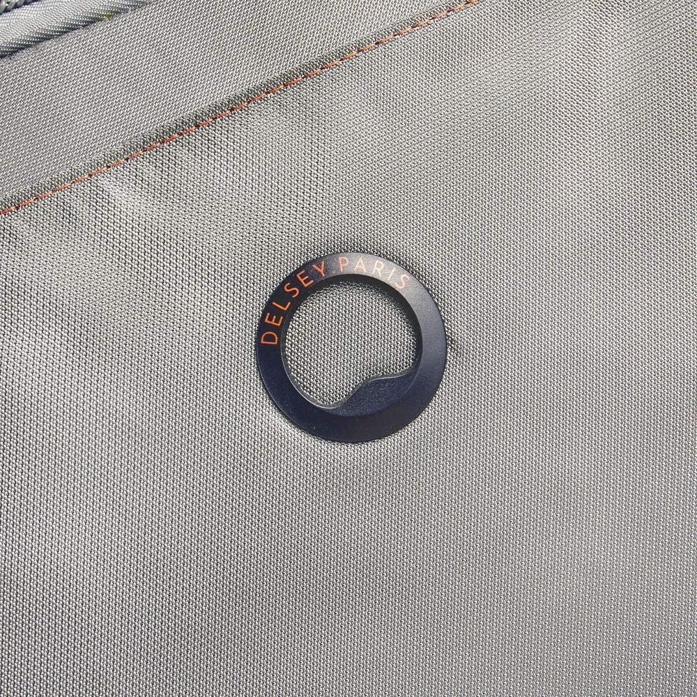 review DELSEY Paris Egoa Travel Duffel Bag Made from 100% Recycled Materials, Light Gray, 18 Inch