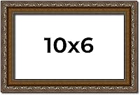 Vista 166 de Marco de fotos completo de madera dorada envejecida de 16 x 20 pulgadas con plexiglás acrílico UV, parte trasera de tablero de espuma y accesorios