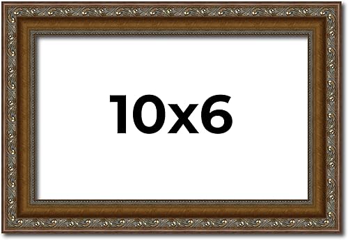 Miniatura 166 de Marco de fotos completo de madera dorada envejecida de 16 x 20 pulgadas con plexiglás acrílico UV, parte trasera de tablero de espuma y accesorios