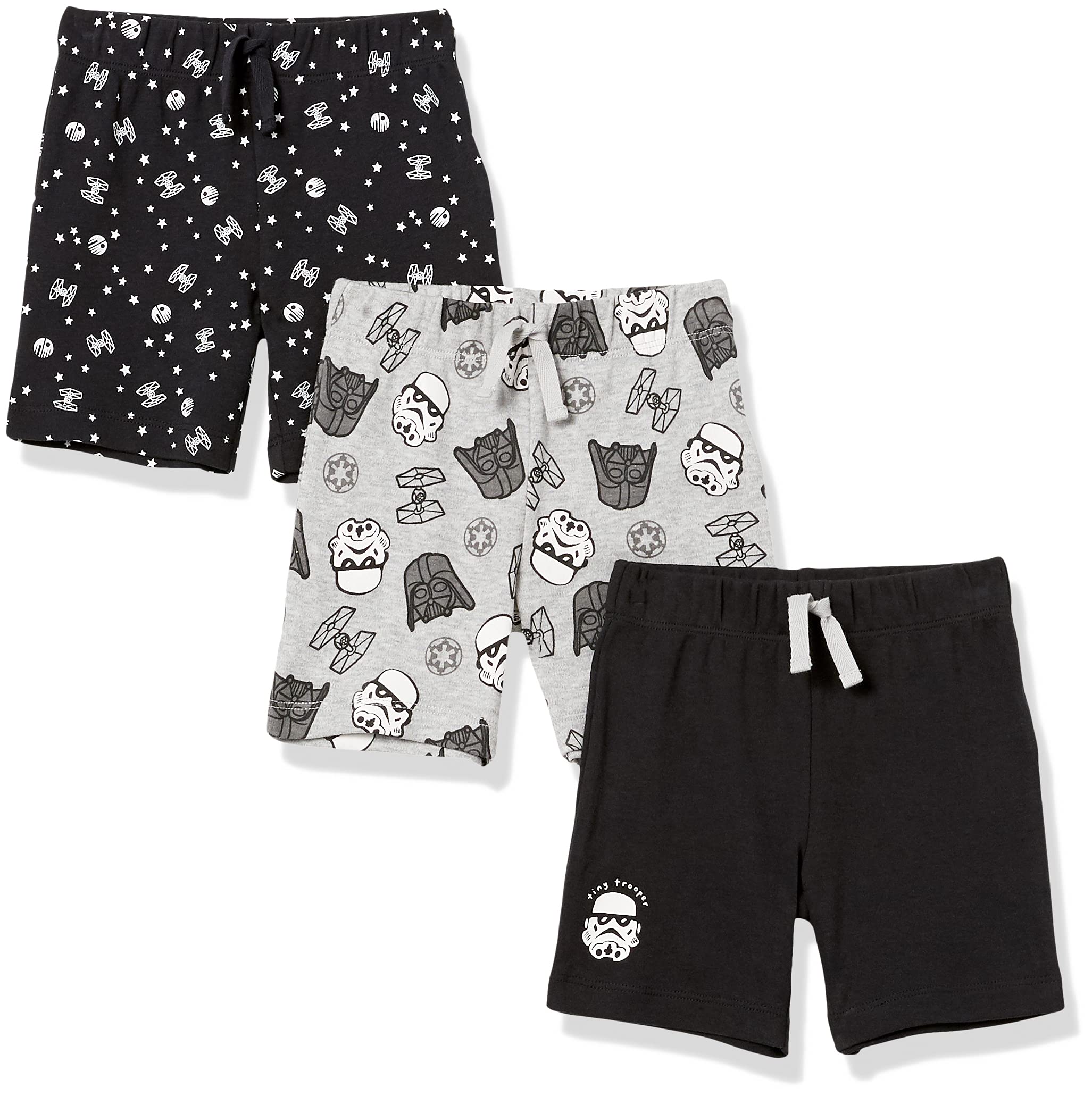 Amazon EssentialsDisney | Marvel | Star Wars Baby Boys' Shorts, Multipacks