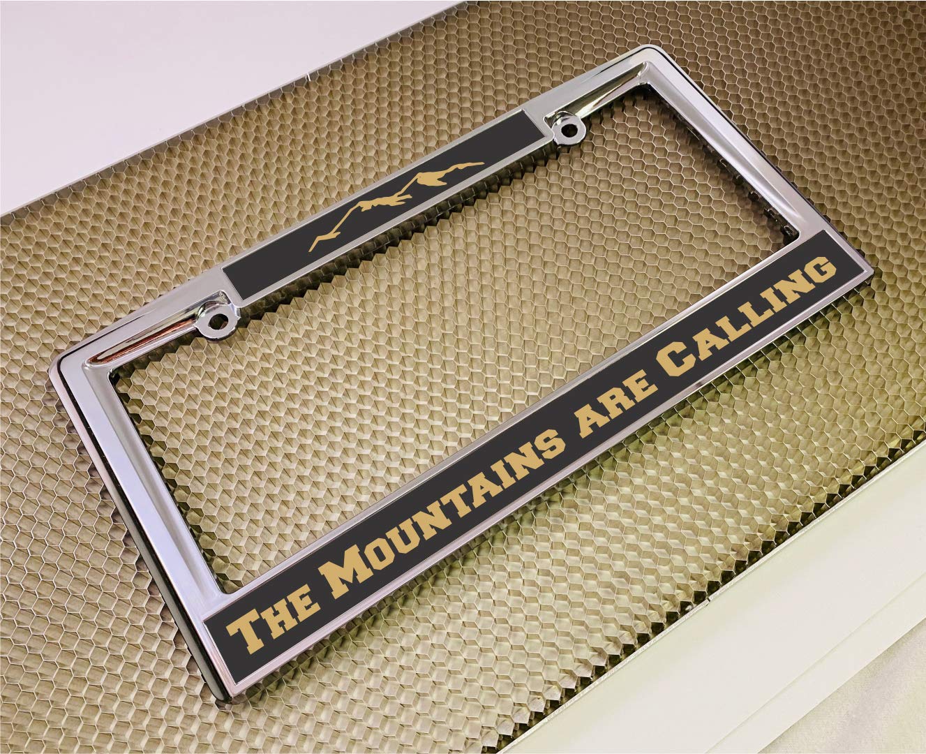 Custom Personalized Heavy Duty Chrome Metal Car License Plate Frame with Free c - Picture 103 of 132