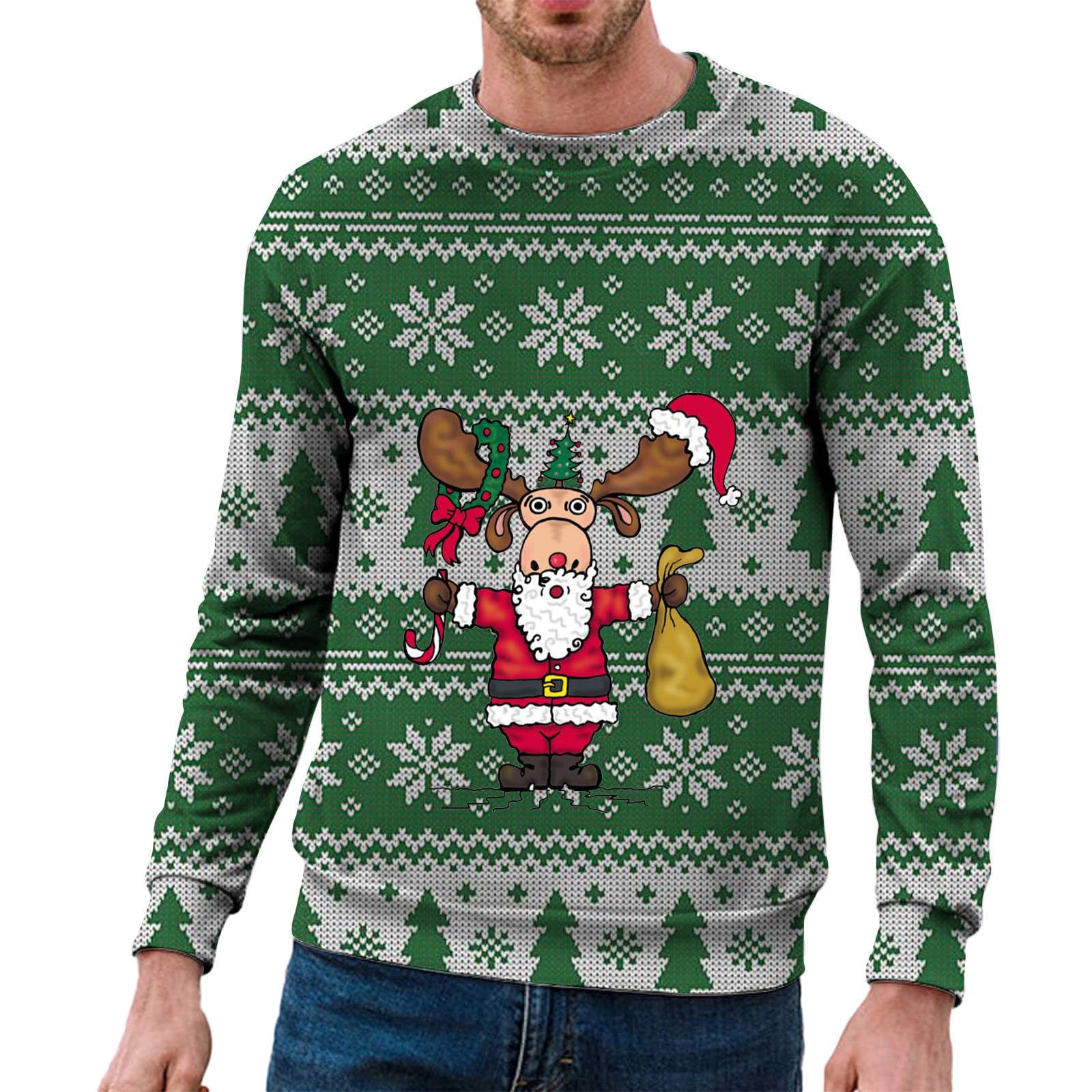 Christmas Sweaters Weihnachtspullover Herren Hochwertig