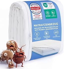 BEDSURE Matratzenbezug 90 x 200 x 30 cm – Encasing Milbenbezug, wasserdicht