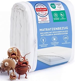 BEDSURE Matratzenbezug 180 x 200 x 30 cm - Encasing Milbenbezug Anti-Milben