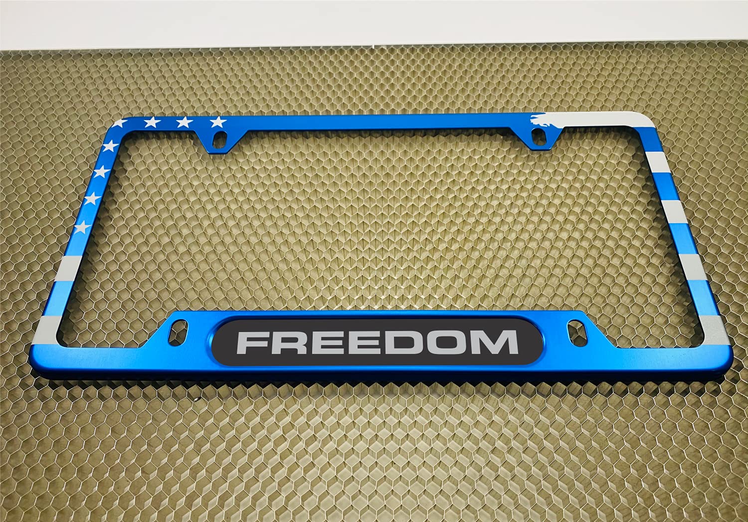 USA Patriotic | American Flag Custom Personalized Anodized Aluminum Thin Top | - Picture 113 of 133
