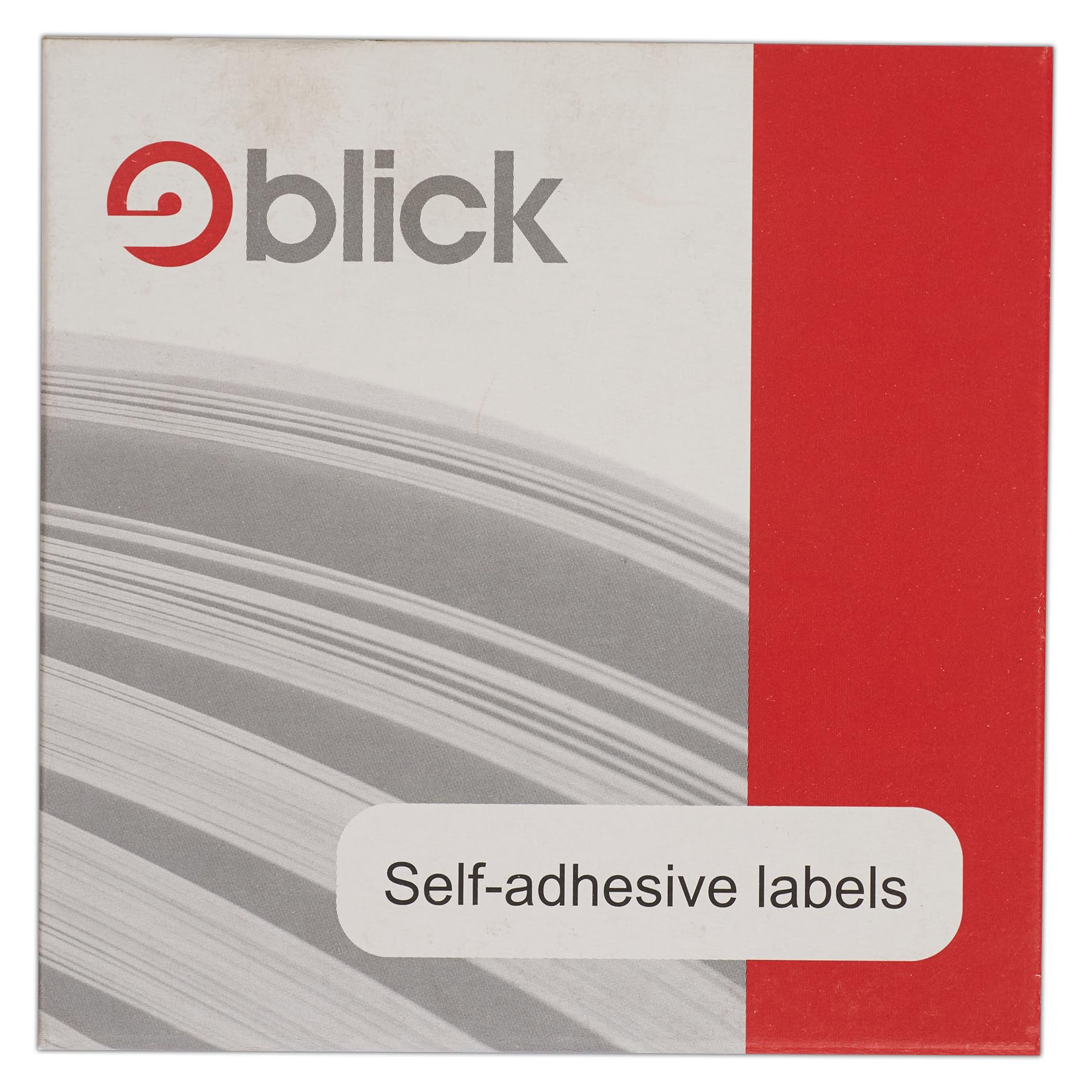Blick Labels, Orange, Self Adhesive Stickers Dispenser Pack, Rectangular, 16mm x 22mm, 1440 Labels, for Home, Office, Family, School, Letters, Address