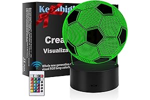 Gifts for Kids Soccer Lamp 3D Illusion
