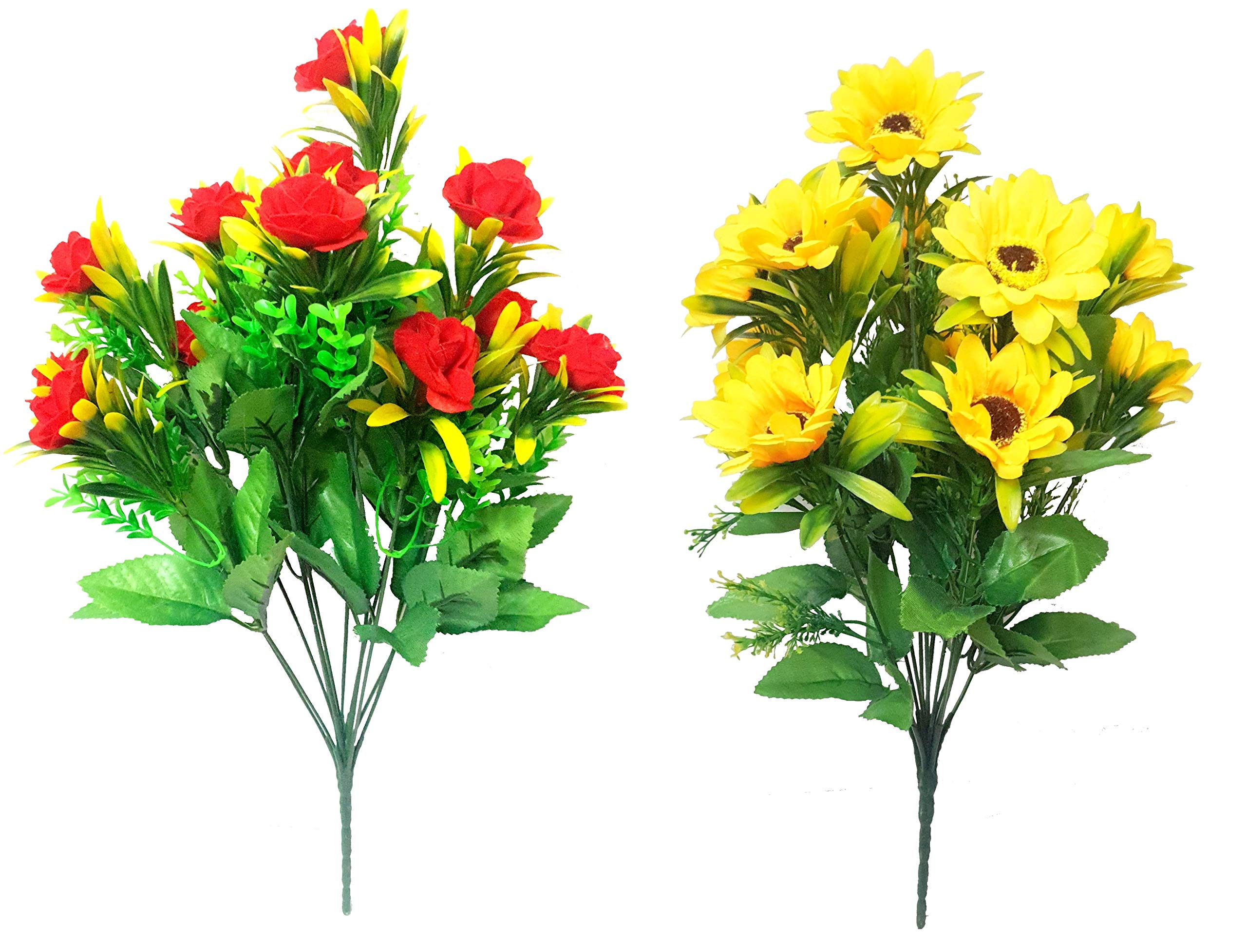 Litleo Great for Home Or Office Decoration or Birthday Gift Artificial Flowers Set of 2