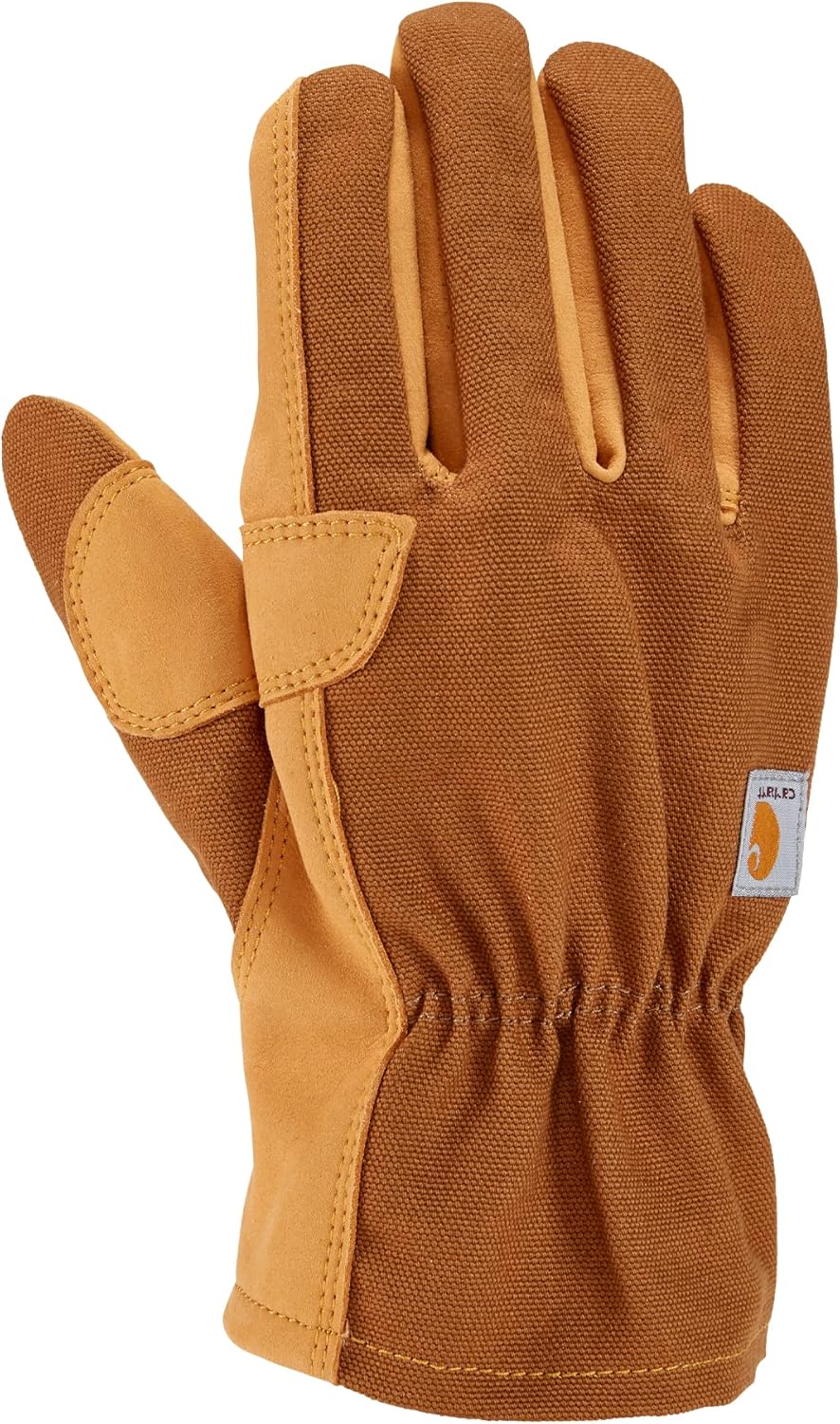 Carhartt Men's GW0793M Duck/Synthetic Leather Open Cuff Glove