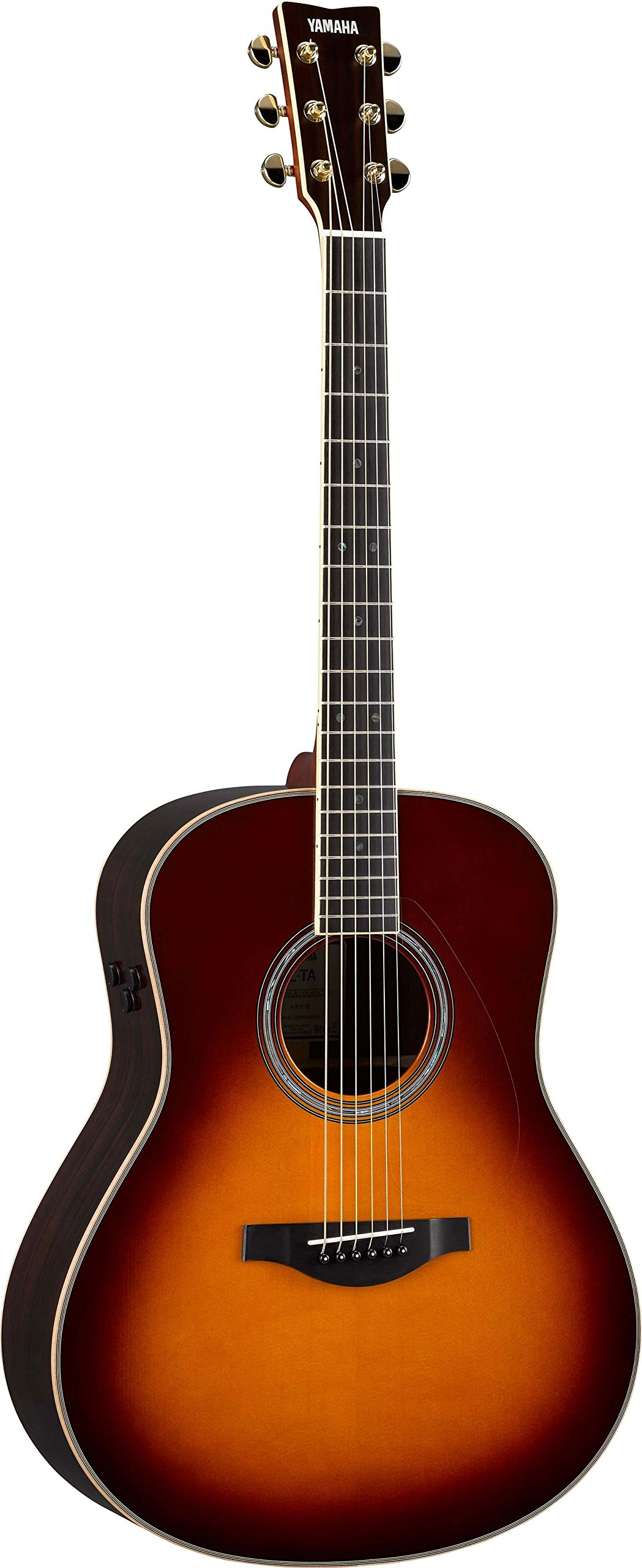 Yamaha L-Series Transacoustic Guitar - Dreadnought, Brown Sunburst