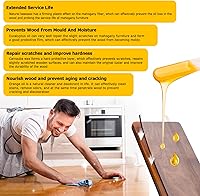 Vista 5 de CARGEN Pulidor de cera de abejas para muebles, cera de abeja para muebles de madera, cera de madera para mesa de comedor, puertas de suelo, sillas