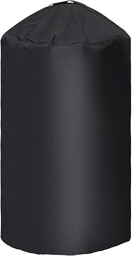 i COVER Cubierta redonda para parrilla, 19.5 pulgadas de diámetro, 32 pulgadas de alto, resistente al agua, resistente al agua, para parrillas de