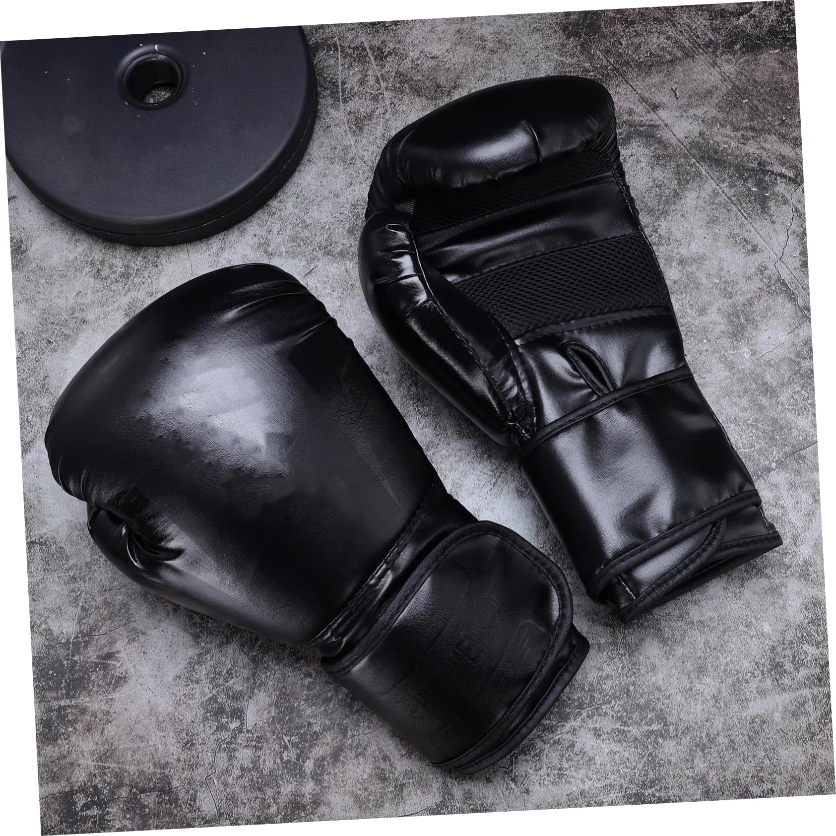 Guantoni da Boxe Neri in Pu 12 Once, Protezione Mani