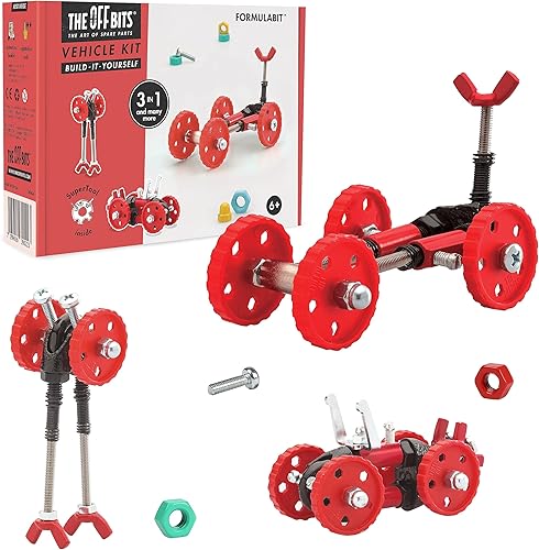 The Off Bits - Juguetes de construcción de vástago de vehículo, educativo construye tu propio robot de juguete para niños de 6, 7, 8, 9 años o más,