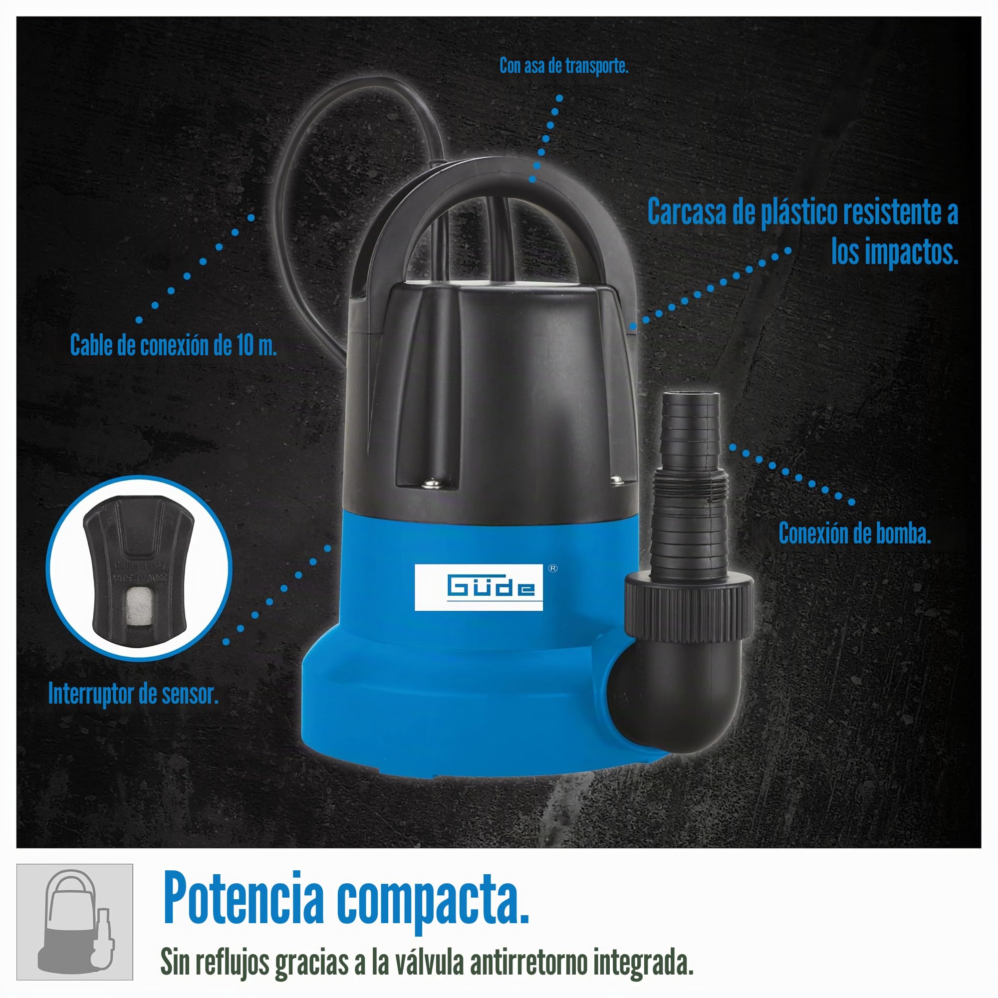 Guede 94627 - Bomba de agua (1 1/2")