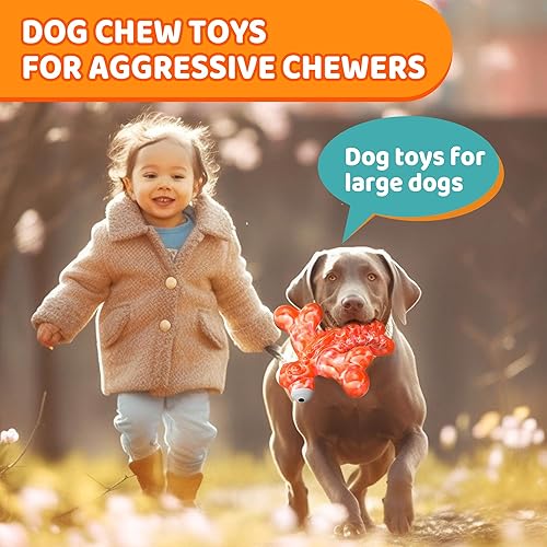 Miniatura 7 de Juguetes para perros grandes para masticadores agresivos juguetes indestructibles para perros - Juguetes grandes para perros - Juguete masticable